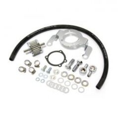 Air cleaner adapter bracket kit. Chrome - 93-99 Evo Big Twin