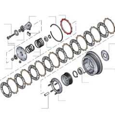 71-84 SportsterClutch Drive Plate for Sportster 3/16"thick/ 7/11mm wide/ 1 sided