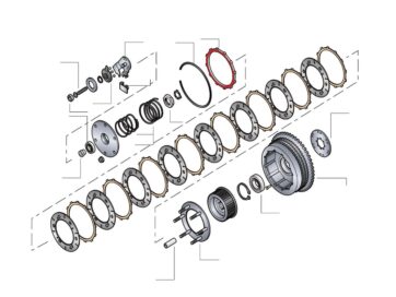 71-84 SportsterClutch Drive Plate for Sportster 3/16"thick/ 7/11mm wide/ 1 sided
