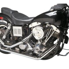71-84 FX ShovelUpswept Drag Pipes for FX Shovel Kick Out Style Chrome 1,75"