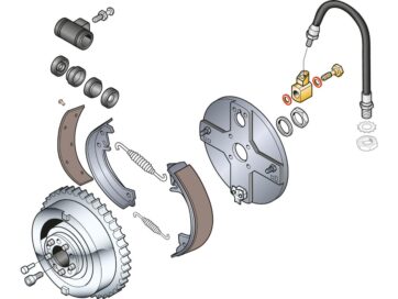 58-65 Panhead, 66-72 FL Shovel, 71-72 FX Shovel(10)COPPER CRUSH WSHR F/ R/ BR Cooper Crush Washer for Hydraulic Brake 58-72