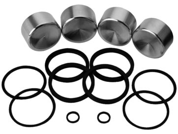 00-03 Sportster, 00-07 Dyna, 00-07 Softail, 00-07 TouringBrake Caliper Piston and Seals Rebuilt Kit Front Rear