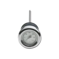 00-17 SoftailTemperature Gauge Dipstick, Chrome with White Fahrenheit Gauge Oil Temperature Gauge