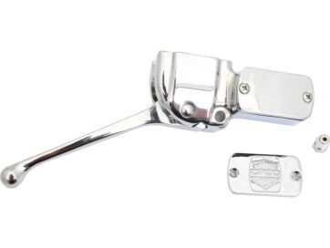 72-81 Sportster, 72-81 FL Shovel, 72-81 FX Shovel72-81 Early Style Master Cylinder Assembly With Master Cylinder Logo Cover Chrome 1"