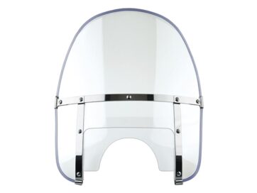 Beaded Heavy Duty Windshield Height: 21,25", Width: 22,5", Clear Screen with clear Lower Screen Clear