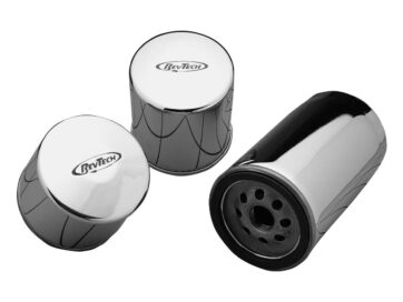 99-17 Dyna, 00-17 Softail, 99-16 Touring, 09-16 TrikeHigh-Performance Oil Filter with Magnet For Twin Cam Engine Chrome
