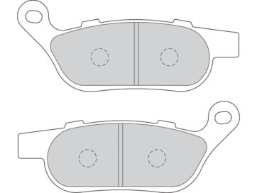 08-17 Dyna, 08-17 SoftailRoad Sintered Brake Pads Sinter Rear