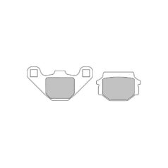 Road Sintered Brake Pads Sinter Rear
