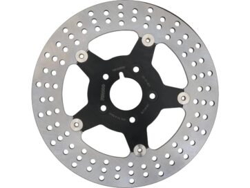 85-99 Sportster, 85-94 FX Model, 91-99 Dyna, 85-99 Softail, 85-99 TouringFloating Brake Rotor 5-Hole Black 11,5" Front