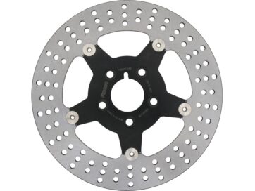 85-99 Sportster, 85-94 FX Model, 91-99 Dyna, 85-99 SoftailFloating Brake Rotor 5-Hole Black 11,5" Rear