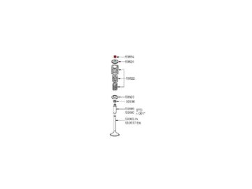 00-19 RevTech 88, 00-05 RevTech 100VLV.KEEPRS.310"10DEGREE Valve Keepers