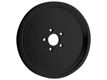 82-84 FL Shovel, 85-94 FX Model, 91-99 Dyna, 87-99 Softail, 86-03 TouringRevPro Belt Pulley Black 1 1/2" 70 teeth