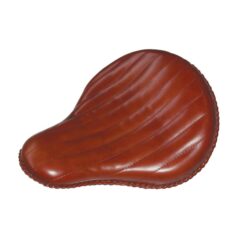 16" Bad Ass Vertical Solo Seat Brown Leather