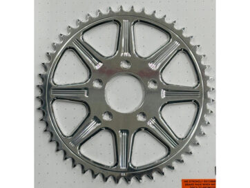 85-94 FX Model, 91-17 Dyna, 85-21 Softail, 86-07 Touring, 85-20 SportsterVelocity Rear Sprocket Polished