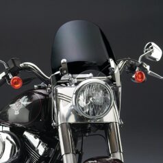 90-95, 97-00, 03-10 FLSTF, 88-90 FLSTC, 93-96 FLSTN, 01-06 FLSTFI, 10 FLSTFB, 10 FLSTSBSwitchBlade Deflector Quick Release Windshield Height: 14,5", Width: 13,5" Light Smoke