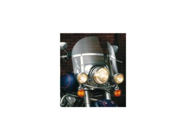 60-65 Panhead, 66-84 FL ShovelHeavy Duty Windshield Kit without Mounting Kit Height: 21,5", Width: 21,5" Clear