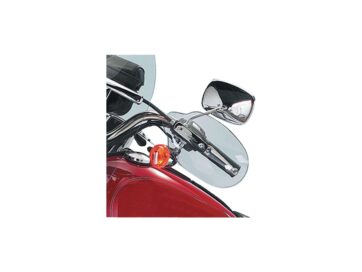 04-20 SportsterHandlebar Mount Wind Deflectors Light Smoke