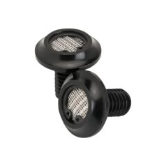 99-17 Dyna, 00-24 Softail, 99-24 Touring, 09-24 TrikeRadius Breather Bolts 3/8"-17 Black