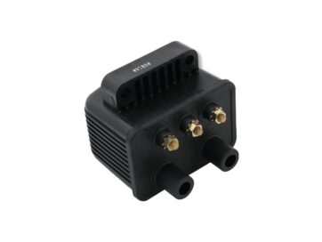 71-03 Sportster, 70-84 FL Shovel, 71-84 FX Shovel, 85-94 FX Model, 91-98 Dyna, 84-99 Softail, 85-98 TouringMotorFactory Ignition Coils Black 3 Ohm Single Fire