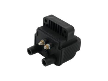 85-99 Sportster, 91-98 Dyna, 85-99 Softail, 85-98 TouringMotorFactory Ignition Coils Compact Case Black 3 Ohm Dual Fire