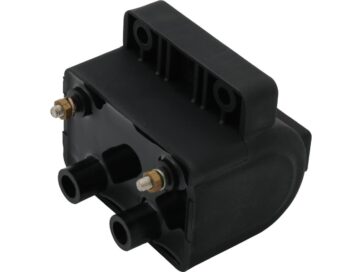 85-99 Sportster, 91-98 Dyna, 85-99 Softail, 85-98 TouringMotorFactory Ignition Coils Black 3 Ohm Dual Fire