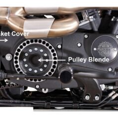 04-20 Sportster, (except 08-10 XR1200, 10-13 XR1200X)28 teeth Pulley Cover for Sportster