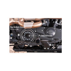 04-20 Sportster, (except 08-10 XR1200, 10-13 XR1200X)29 teeth Pulley Cover for Sportster