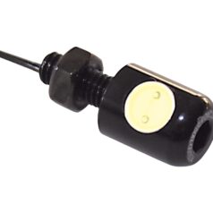 LED License Plate Light Black