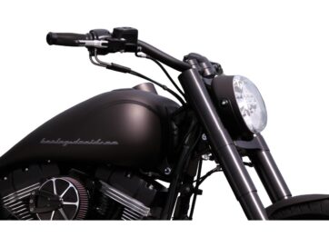Good Guys Fork Headlight Bracket for V-Rod Headlights Black