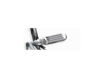 06-17 DynaGrooved Passenger Pegs Aluminium Polished