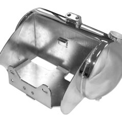 00-17 SoftailCustom Round Domed Oil Tank Chrome