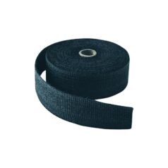 Insulating Exhaust Wrap 1" x 1/16" x 50 Ft. Roll Black