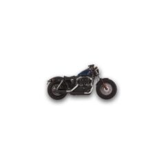 14-16 SportsterDouble Groove Slip-On Mufflers Black Satin