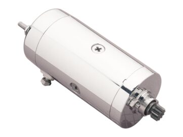 66-82 FL Shovel, 67-73, 76-80 Sportster, 82-83 FXR, 82-83 FXRS, 83 FXRTPrestolite-Style Starter Chrome 1.4 kW