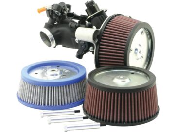 99-17 Dyna, (except 16-17 FXDLS), 00-15 Softail, (except 11 FLSTSE2, 12 FLSTSE3, 13-14 FXSBSE, 14-15 FLSTNSE), 99-07 TouringMaxflow Aircleaner Upgrade