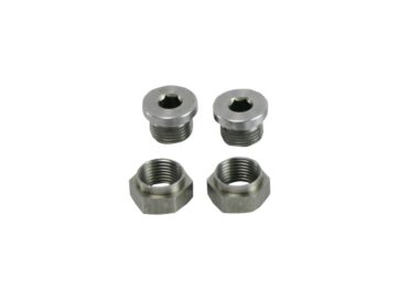 07-11 Sportster, 07-11 Dyna, 07-11 Softail, 07-11 TouringWeld-In O2 Sensor Bung and Plug Kit Straight
