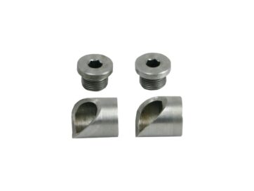 07-11 Sportster, 07-11 Dyna, 07-11 Softail, 07-11 TouringWeld-In O2 Sensor Bung and Plug Kit Angled
