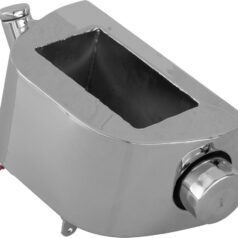 66-84 FL Shovel, 71-84 FX ShovelCustom Oil Tank with spin-on filter Chrome