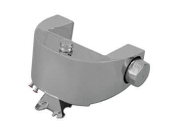 58-64 Panhead, 79-84 FL Shovel, 79-84 FX Shovel3,5 Quart Custom Wrap Around Side-fill Oil Tank with Spin-On Filter with push-on hose barbs and spin-on filter Chrome
