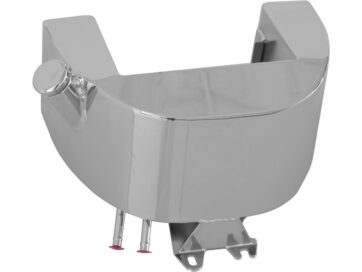 58-64 Panhead, 79-84 FL Shovel, 79-84 FX Shovel3,5 Quart Custom Wrap Around Side-fill Oil Tank Chrome