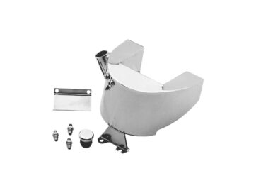 36-47 Knucklehead, 48-65 Panhead, 66-84 FL Shovel, 71-84 FX Shovel3-Quart Custom Wrap Around Side-fill Oil Tank Chrome