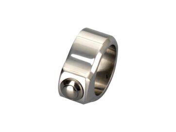 Switch Housing Single button Aluminium Polished 1"