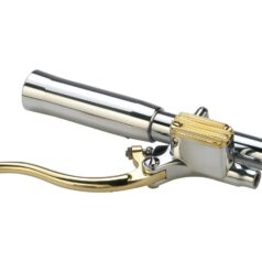 Deluxe Brake Master Cylinder Kit Brass Polished Lever and Master Cylinder Cover Aluminium Polished 12 mm 1" Single Disc