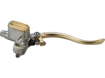 Deluxe Brake Master Cylinder Kit Brass Satin Lever and Master Cylinder Cover Aluminium Satin 12 mm 1" Single Disc