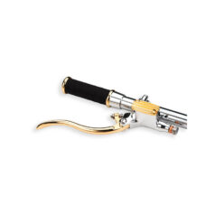 Deluxe Brake Master Cylinder Kit Brass Polished Lever and Master Cylinder Cover Aluminium Polished 14 mm 1" Dual Disc