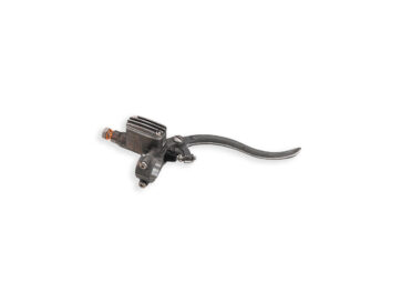 Deluxe Brake Master Cylinder Kit Aluminium Raw Lever and Master Cylinder Cover Aluminium Raw 12 mm 1" Single Disc