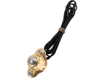 Deluxe Switch Housing Single button Brass Polished