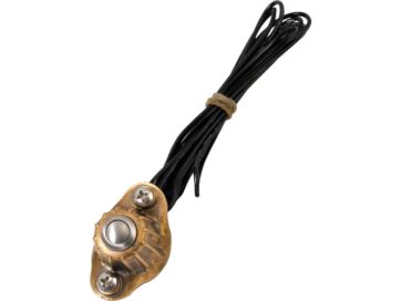 Deluxe Switch Housing Single button Brass Raw