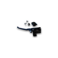 82-06 Sportster, 85-94 FX Model, 91-06 Dyna, 84-06 Softail, 82-84 FX Shovel, 82-84 FL Shovel, (except 82-84 FLT, 82-84 FLTC)Custom Hydraulic Clutch Master Cylinder Assembly With switch kit Black Anodized 9/16"