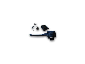 82-06 Sportster, 85-94 FX Model, 91-06 Dyna, 84-06 Softail, 82-84 FX Shovel, 82-84 FL Shovel, (except 82-84 FLT, 82-84 FLTC)Custom Clutch Cable Perch Assembly With switch kit Black Anodized
